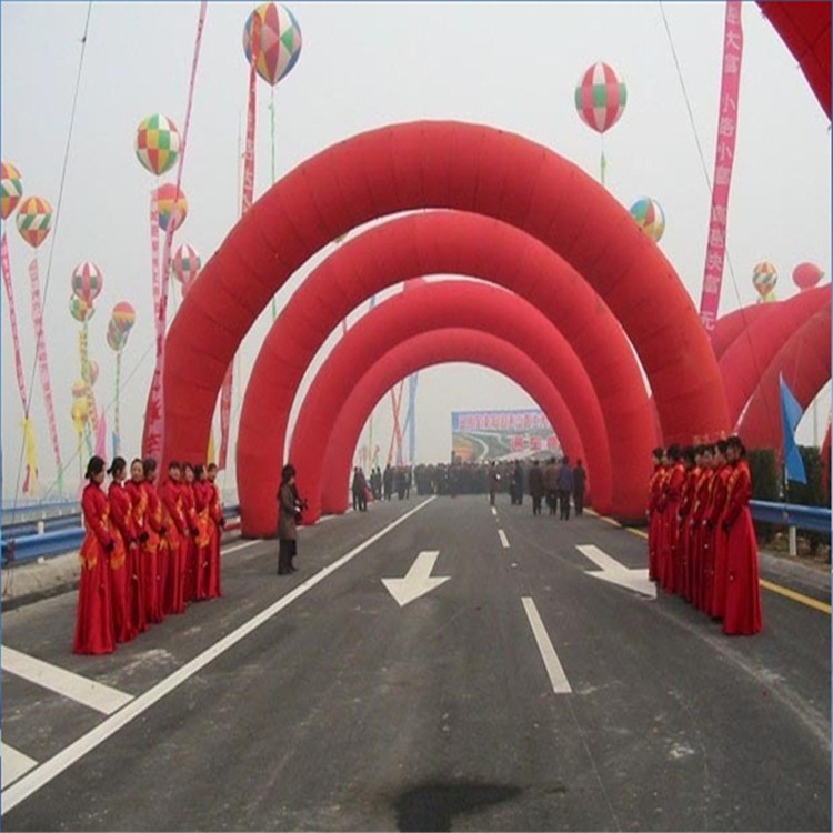 广东开业纯红拱门